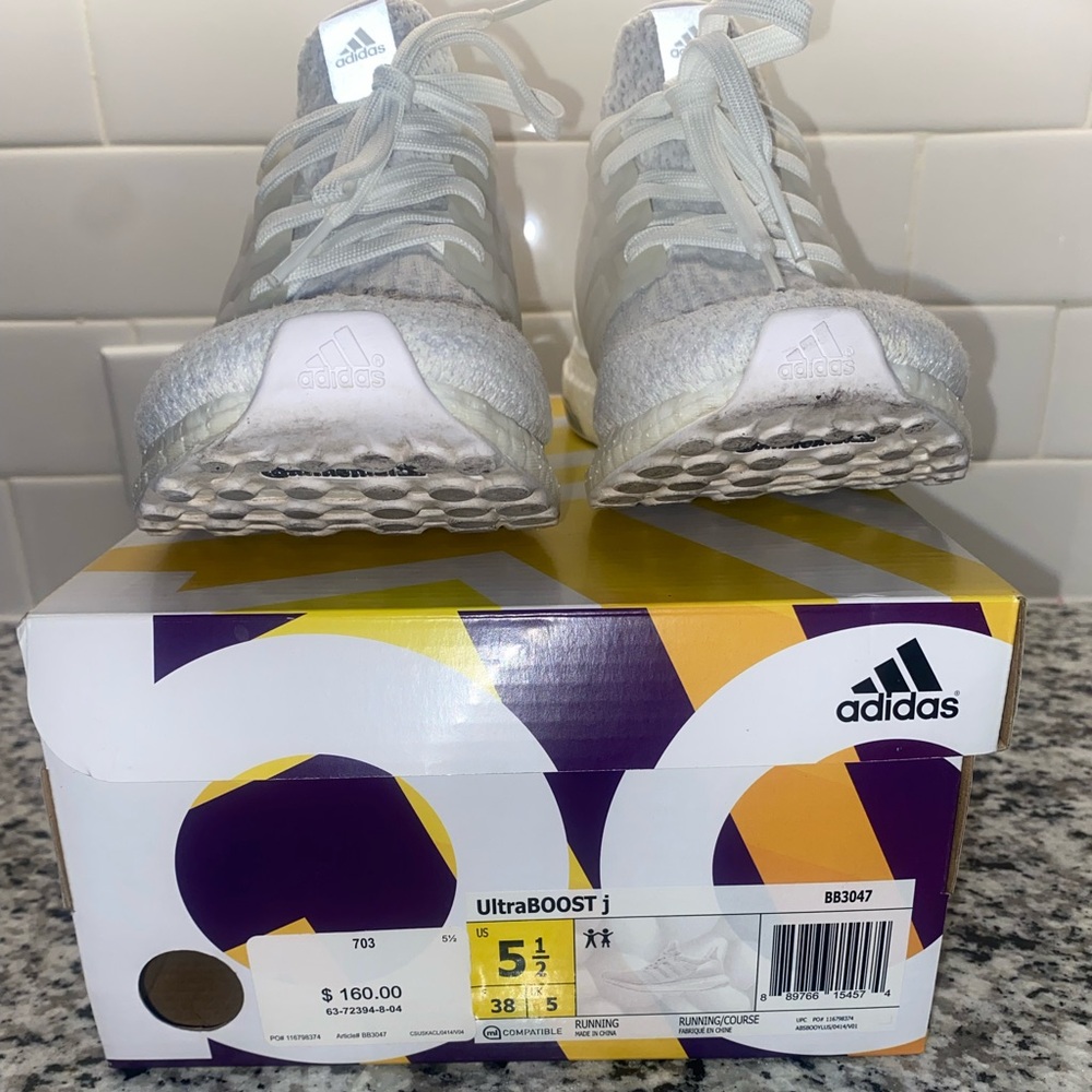 Adidas UltraBOOST J Cream Running Shoes